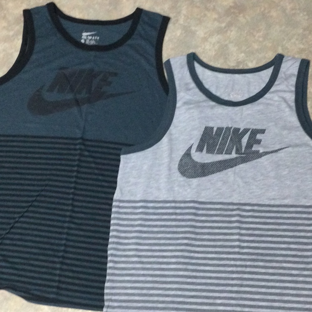 2 Nike tank tops medium
